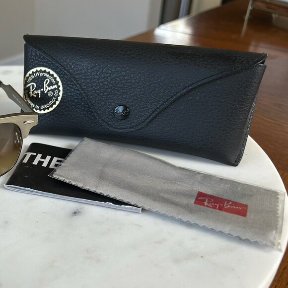 Ray-Ban Silver and Black Sunglasses - Picture 5 of 5